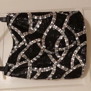 Sequin embellished skirt Med NWT